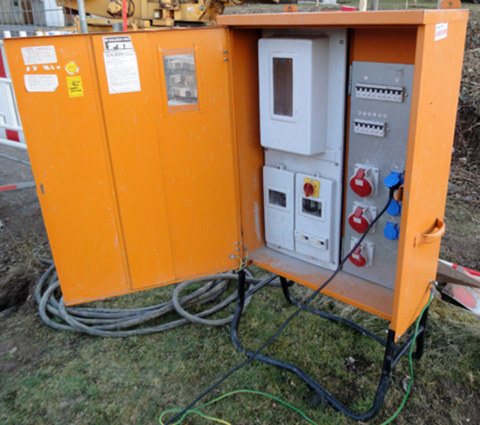 Baustromkasten bei MVD-Elektro in Hafenlohr-Windheim